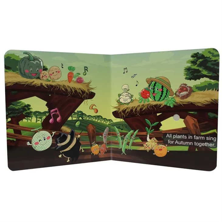 Sounds All Around Book With Colorful Printing