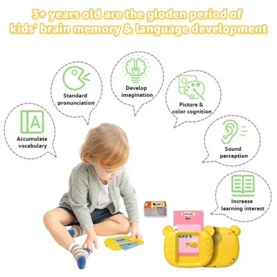 Bear Shape Talking Flash Cards Machine